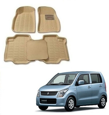 SLSHILPA Plastic 3D Mat For  Maruti Suzuki WagonR(Beige)