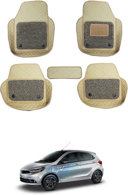 MATIES Leatherite 7D Mat For  Tata Universal For Car(Beige)