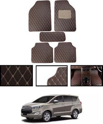 MATIES Leatherite Standard Mat For  Innova Crysta(Brown)