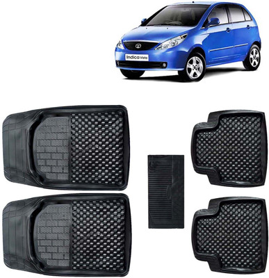 Kingsway PVC Tray Mat For  Tata Vista(Black)