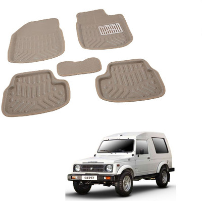 ROSHNEER ENTERPRISES PVC 3D Mat For  Mahindra 1 Series(Beige)