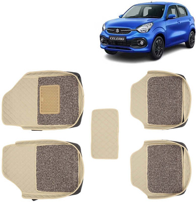 Kingsway Leatherite 7D Mat For  Maruti Suzuki Celerio(Beige)