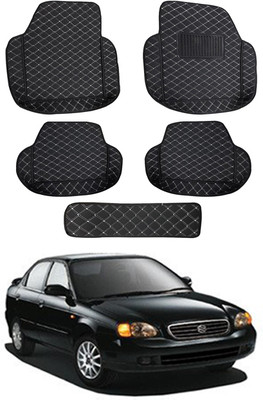 MATIES Leatherite 7D Mat For  Maruti Suzuki Baleno(Black)