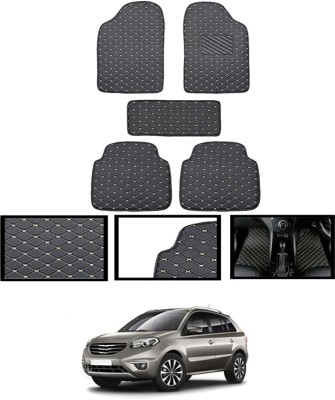 ABJD Leatherite Standard Mat For  Renault Koleos(Black)