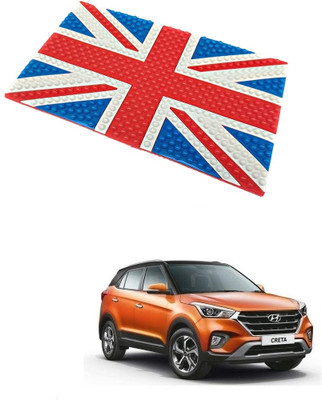 arneja trading company Rubber Standard Mat For  Hyundai Creta(Multicolor)