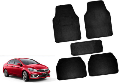 AUTO PEARL Polyester Standard Mat For  Maruti Ciaz(Black)