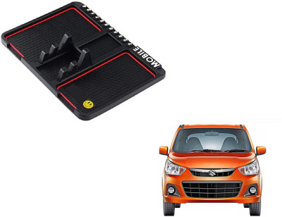 GS Grow n Shine Rubber Standard Mat For  Maruti Alto K10(Black)