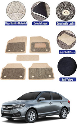 MATIES PVC 7D Mat For  Hyundai Universal For Car(Beige)