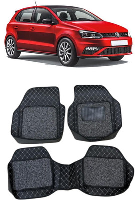arneja trading company Leatherite 7D Mat For  Volkswagen Polo GT(Silver, Black)