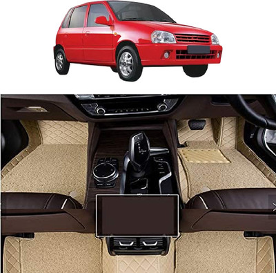 INSURE AUTOMOTIVE Leather 7D Mat For  Maruti Suzuki Zen(Beige)