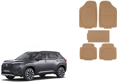 Autorepute Rubber Standard Mat For  Honda Elevate(Beige)