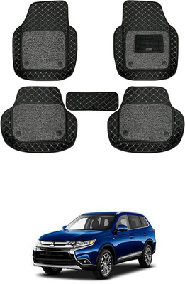 MATIES Leatherite 7D Mat For  Mitsubishi Outlander(Black)