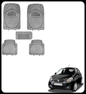 SEMAPHORE PVC Standard Mat For  Renault Pulse(Grey, Black)