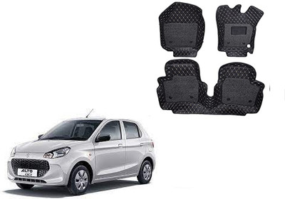 Autorepute Leather 7D Mat For  Maruti Suzuki Alto(Black)