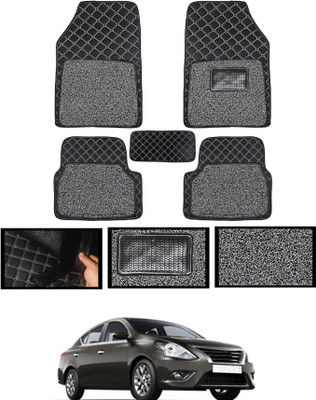 MSNP Leatherite 7D Mat For  Nissan Sunny(Black)