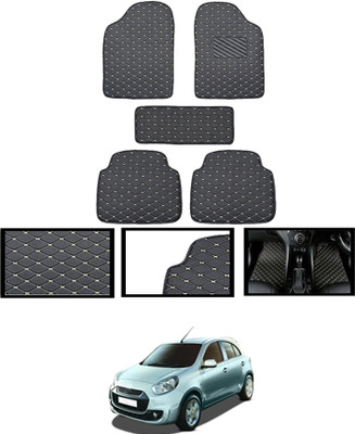 MATIES Leatherite Standard Mat For  Renault Pulse(Black)