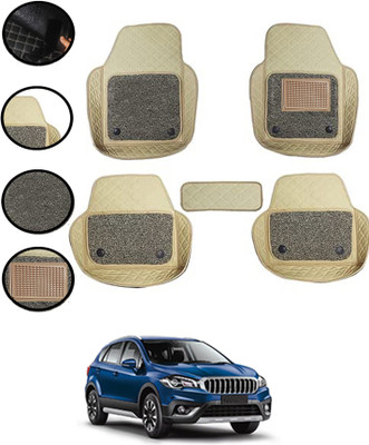 MATIES Leatherite 7D Mat For  Universal For Car(Beige)