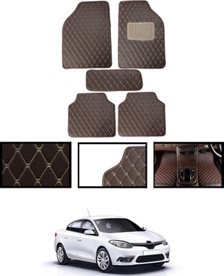 ABJD Leatherite Standard Mat For  Renault Fluence(Brown)