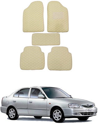 MATIES Leatherite Standard Mat For  Hyundai Accent(Beige)