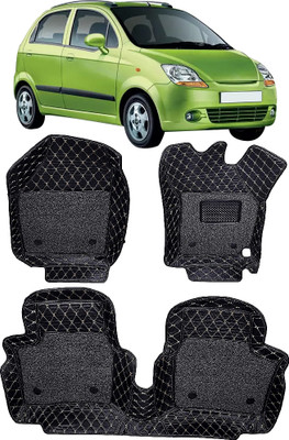 INSURE AUTOMOTIVE Leather 7D Mat For  Chevrolet Spark(Black)