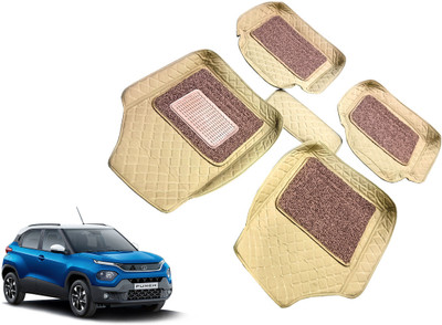AUTO PEARL Leatherite 7D Mat For  Tata Punch(Beige)