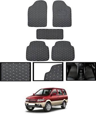 ABJD Leatherite Standard Mat For  Chevrolet Tavera(Black)