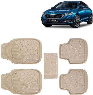 Kingsway PVC Tray Mat For  Skoda Octavia(Beige)