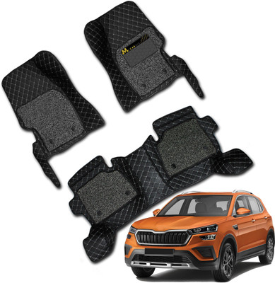 TOFIT ENTERPRISE Leatherite 7D Mat For  Skoda Kushaq(Black)