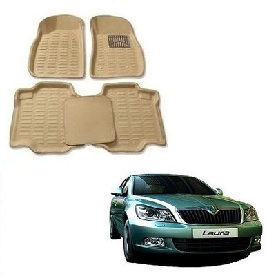 KBTR Plastic 3D Mat For  Skoda Laura(Beige)