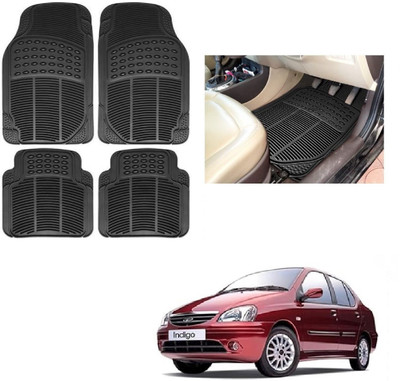 ROSHNEER ENTERPRISES Rubber Standard Mat For  Tata Indigo(Black)