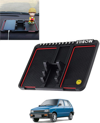 AYW Silicone Tray Mat For  Maruti Suzuki Universal For Car(Black)