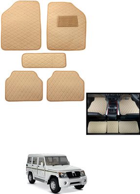 MATIES Leatherite Standard Mat For  Mahindra Bolero(Beige)