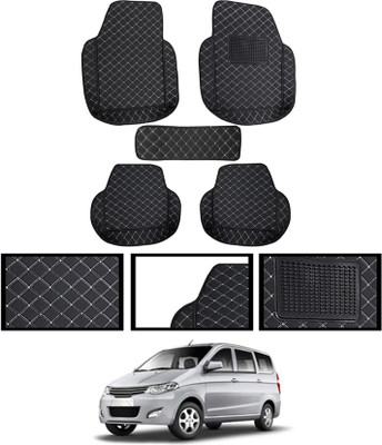 ABJD Leatherite 7D Mat For  Chevrolet Enjoy(Black)