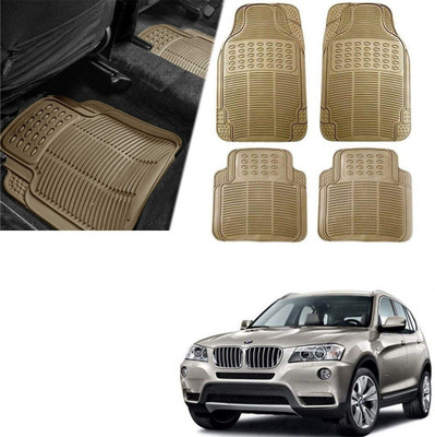 Znee Smart Rubber Standard Mat For  Universal For Car(Beige)