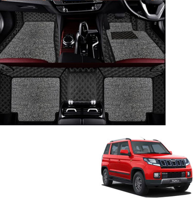 Autoclow Leatherite 7D Mat For  Mahindra TUV 300(Silver, Silver)