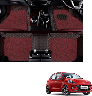 Autoclow Leatherite 7D Mat For  Hyundai Grand i10 Nios(Red)