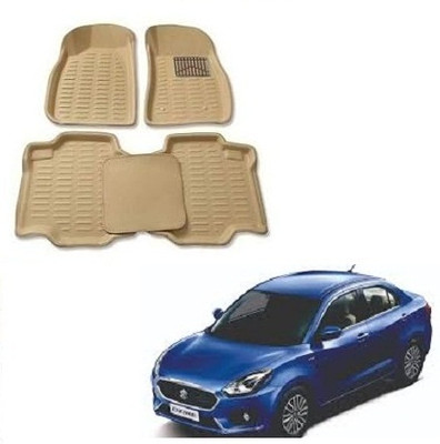 KBTR Plastic 3D Mat For  Maruti Suzuki Swift Dzire(Beige)