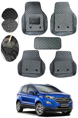 SLSHILPA Leather 7D Mat For  Ford Ecosport(Black)