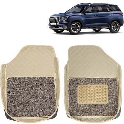 Kingsway Leatherite 7D Mat For  Hyundai Alcazar (6 Seater)(Beige)