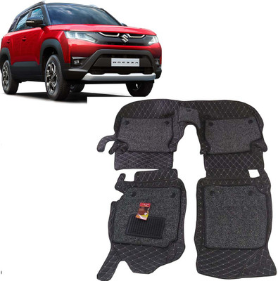 AUTORACE Leatherite 7D Mat For  Maruti Suzuki New Brezza(Black)