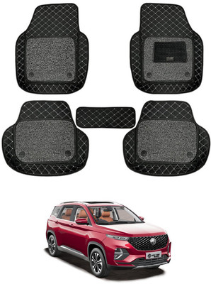 RKPSP Leatherite 7D Mat For  MG Hector Plus(Black)