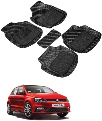 ARNEJA Leatherite 7D Mat For  Volkswagen Polo(Black)