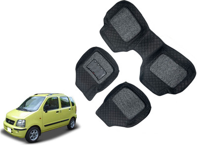 AUTO PEARL Leatherite 7D Mat For  Maruti Wagon R 1.0(Black)