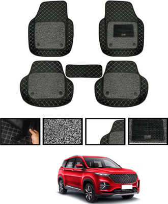 MATIES Leatherite 7D Mat For  MG Hector Plus(Black)