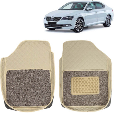 Kingsway Leatherite 7D Mat For  Skoda Superb(Beige)