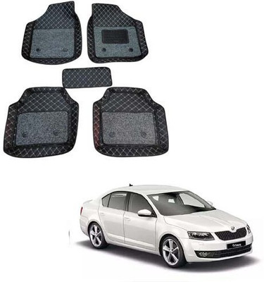 KUNTAIL ENTERPRISES Leatherite 7D Mat For  Universal For Car(Black)