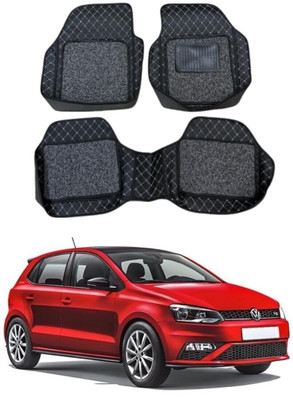 arneja trading company Leatherite 7D Mat For  Volkswagen Polo GT(Silver, Black)