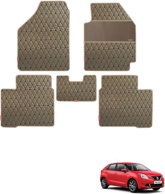 elegant Leatherite Standard Mat For  Maruti Suzuki New Age Baleno(Beige, Black)