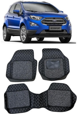 arneja trading company Leatherite 7D Mat For  Ford Ecosport(Silver, Black)