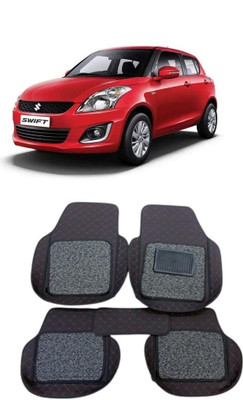 arneja trading company Leatherite 7D Mat For  Maruti Suzuki Swift(Red, Black)